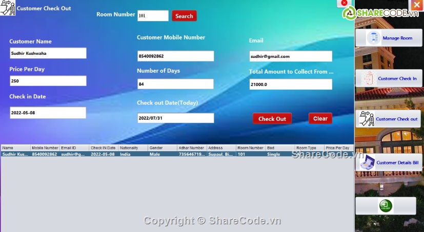 java,Hệ thống quản lý,Hệ thống khách sạn