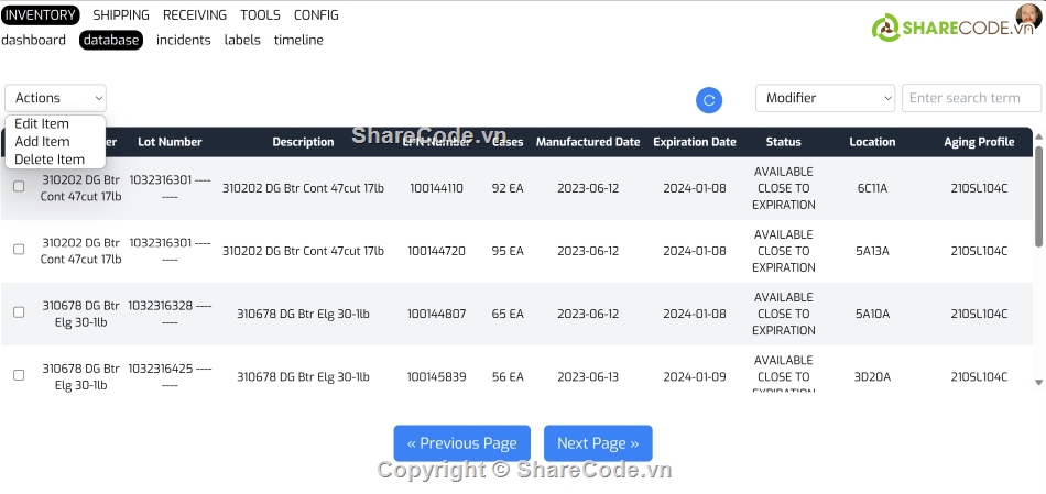 quản lý,Hệ thống quản lý,react,kho