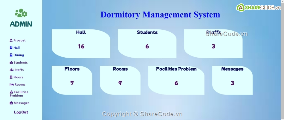 php,quản lý,quản lý ký túc xá