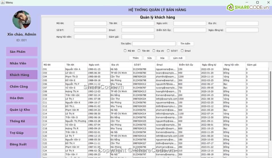 Nhà Sách,Hệ Thống Thông Tin Quản Lý,Quản Lý kho