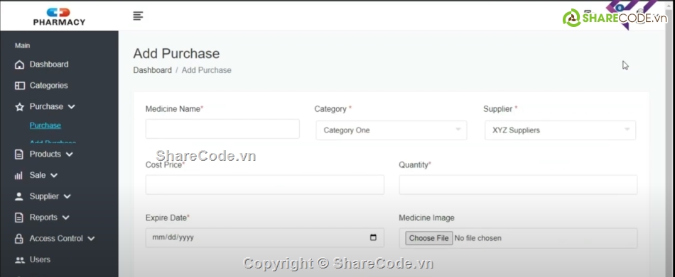 Laravel,quản lý nhà thuốc,Hệ thống quản lý
