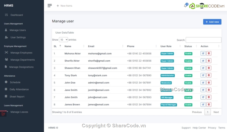 quản lý,quản lý nhân viên,Hệ thống quản lý