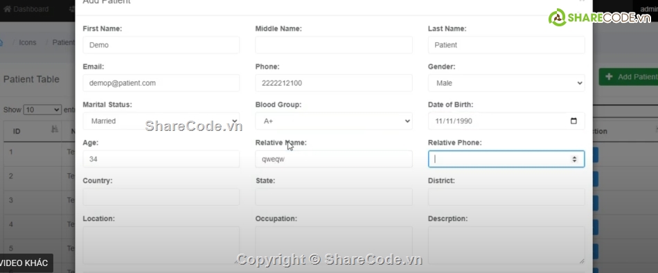 Laravel,phòng khám PHP,Hệ thống quản lý,Hệ thống phòng khám