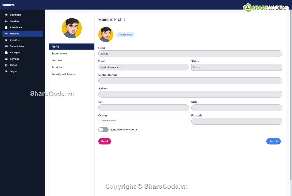 Laravel,quản lý,Hệ thống quản lý,quản lý phòng