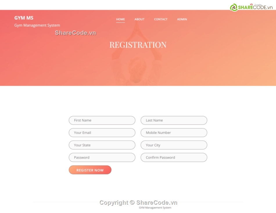 quản lý,quản lý phòng,website quản lý phòng tập