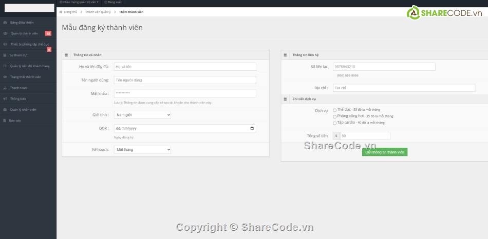 php đơn giản,Hệ thống quản lý,quản lý phòng