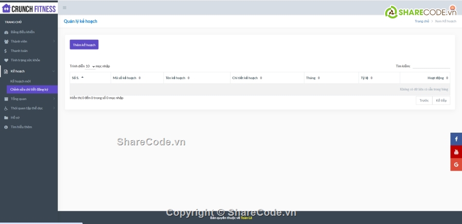 Hệ thống quản lý,quản lý phòng tập,fitness