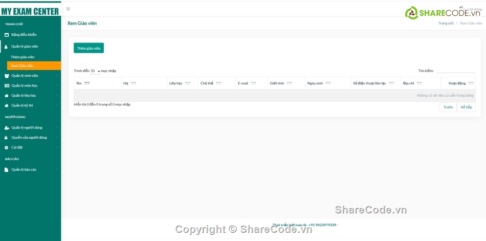 quản lý,Hệ thống quản lý,quản lý phòng,quản lý thi