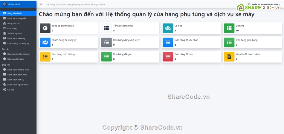 Hệ thống quản lý,Quản lý phụ tùng,Hệ thống hố sơ