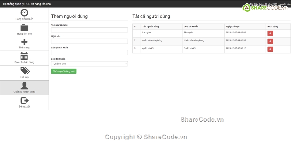 Code quản lý,quản lý hàng tồn kho,Hệ thống quản lý kho hàng