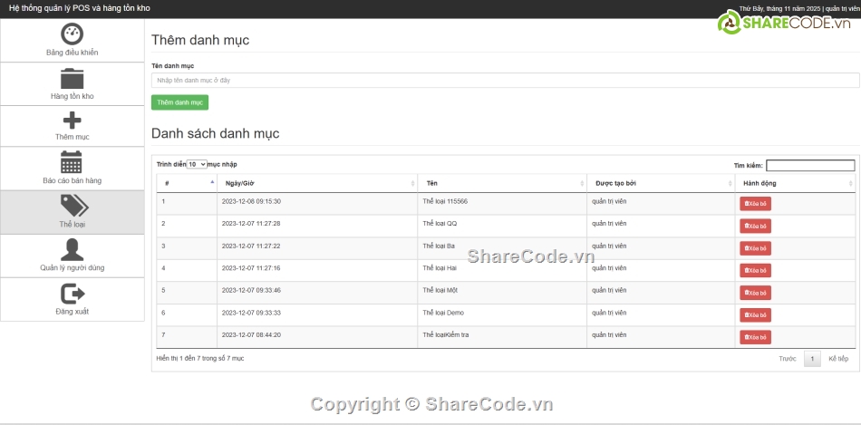 Code quản lý,quản lý hàng tồn kho,Hệ thống quản lý kho hàng