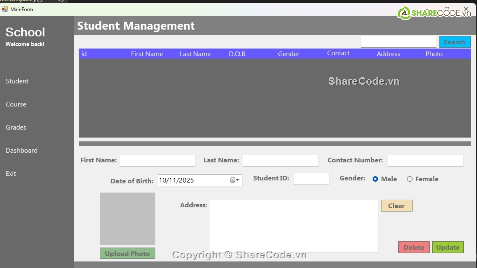 Hệ thống quản lý,quản lý c#,mysql