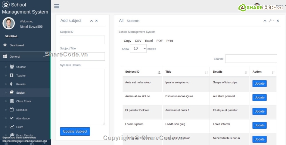 Hệ thống quản lý,quản lý php,quản lý,php,mysql