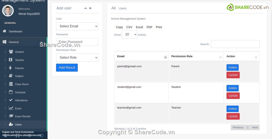 Hệ thống quản lý,quản lý php,quản lý,php,mysql