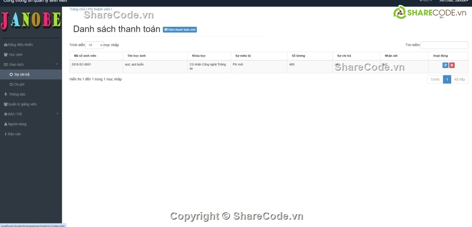 quản lý,Hệ thống quản lý,học sinh
