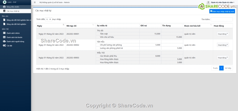 Hệ thống quản lý,quản lý,kế toán