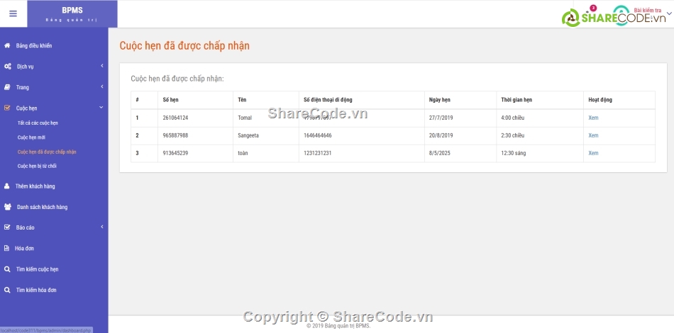 SQL,Hệ thống quản lý,thẩm mỹ,viện