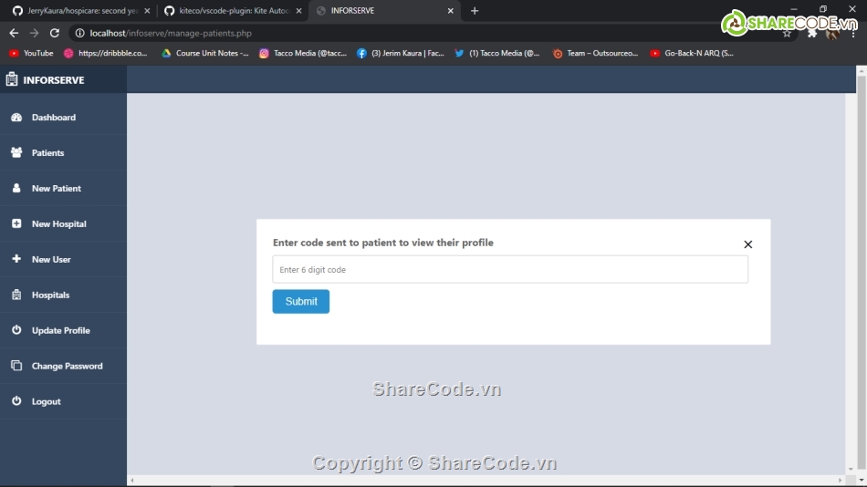 quản lý,Hệ thống quản lý,website quản lý bệnh viện