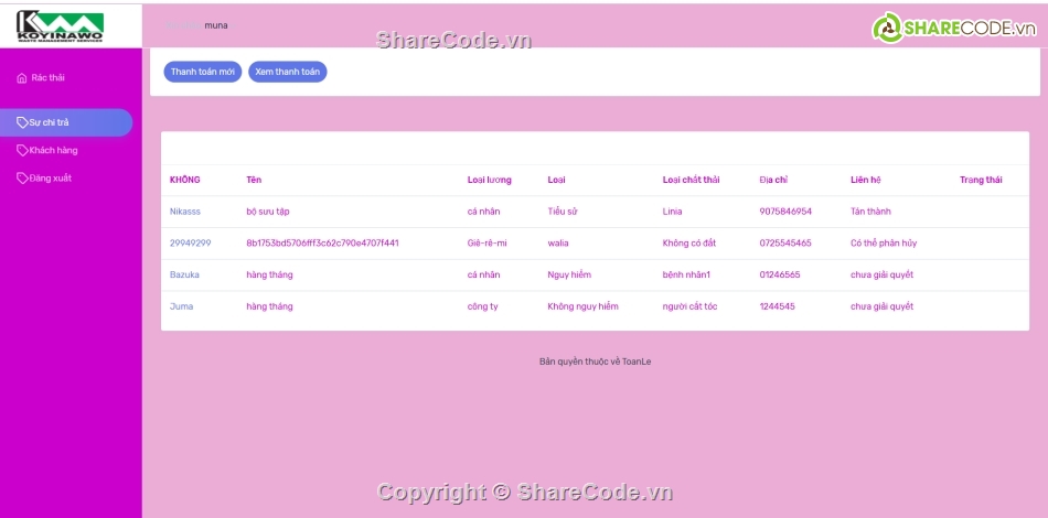 quản lý,Hệ thống quản lý,quản lý rác
