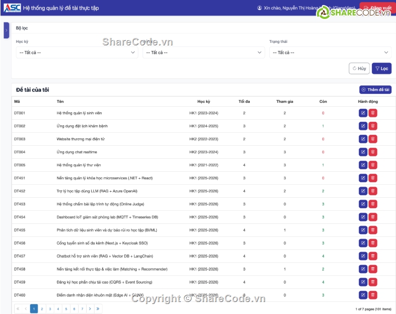 quản lý,thực tập,Hệ thống quản lý