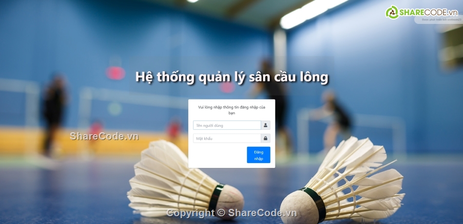 Hệ thống quản lý,OOP,cầu lông