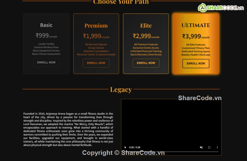 trung tâm,thể hình,Hệ thống quản lý