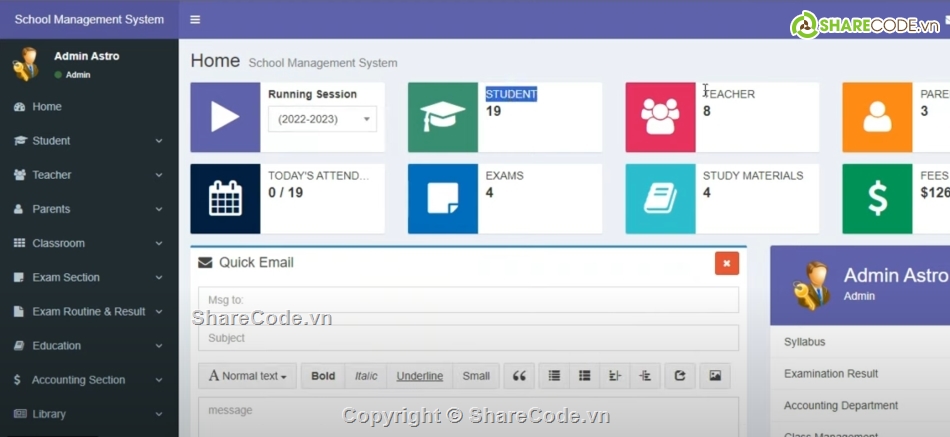 Code quản lý,trường học,Hệ thống quản lý,Code PHP quản lý trường