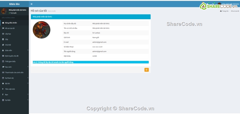 trường học,quản lý,Hệ thống quản lý,quản lý trường học php