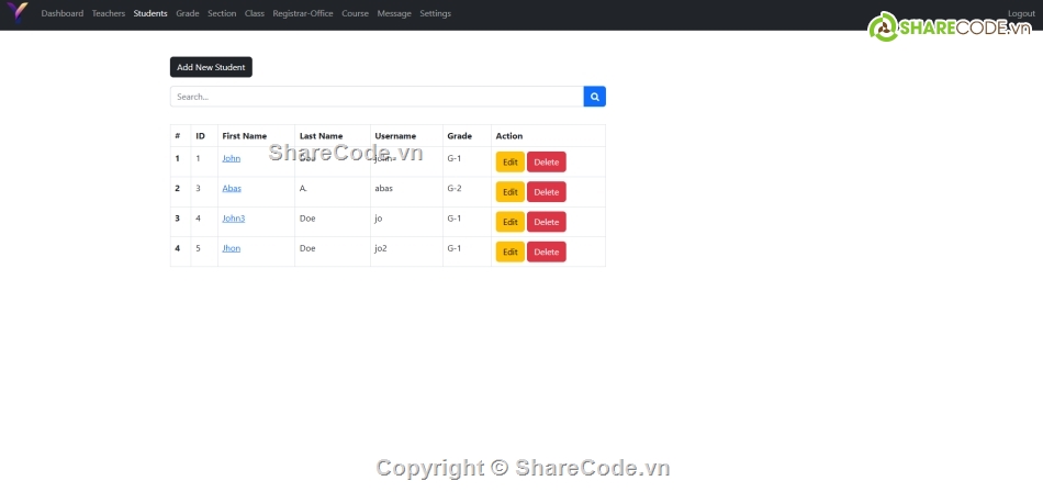 trường học,SQL,Hệ thống quản lý