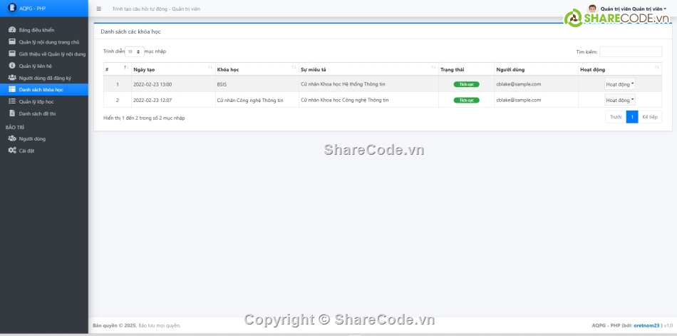 tạo đề thi,đề thi tự động,Hệ thống tự động