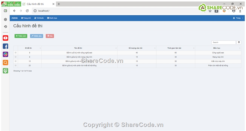 hệ thống thi online,trắc nghiệm online,trắc nghiệm php