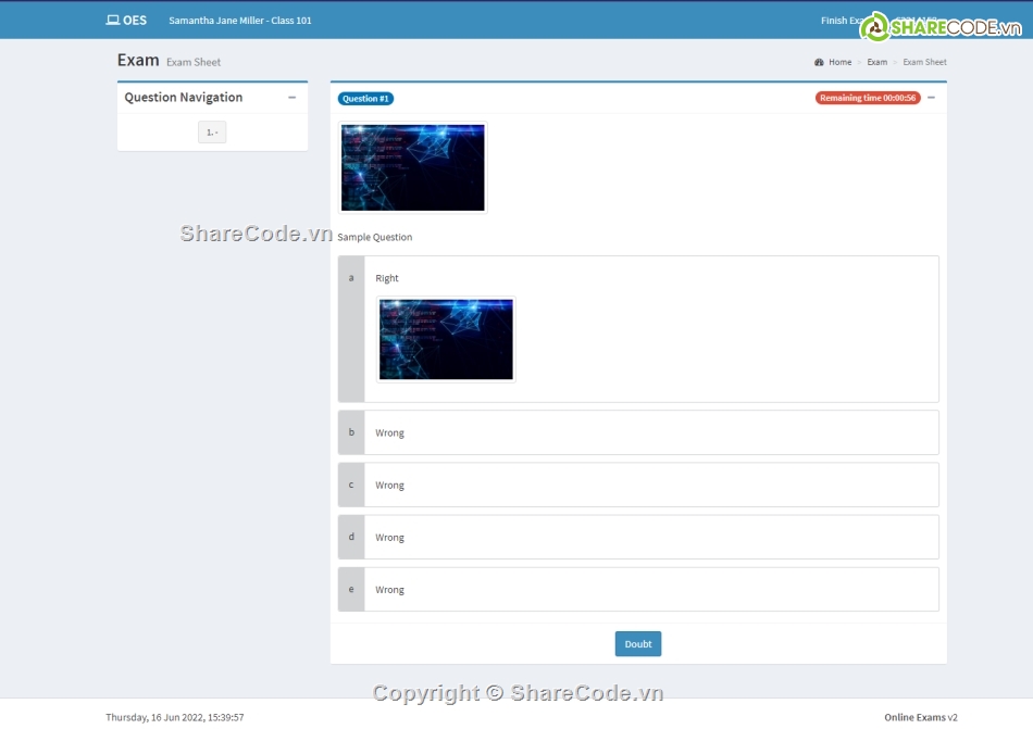 thi trực tuyến,đơn giản,website PHP đơn giản