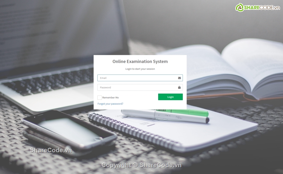 thi trực tuyến,đơn giản,website PHP đơn giản