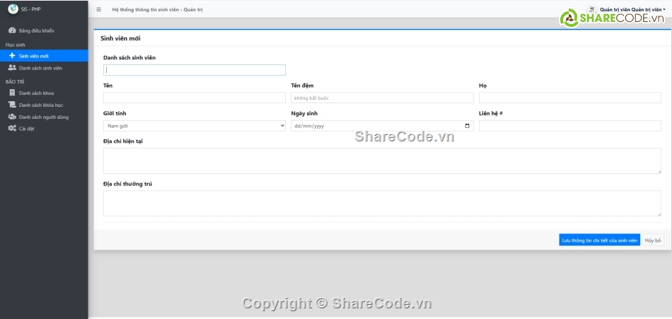 OOP,thông tin điểm sinh viên,Cổng thông tin sinh viên
