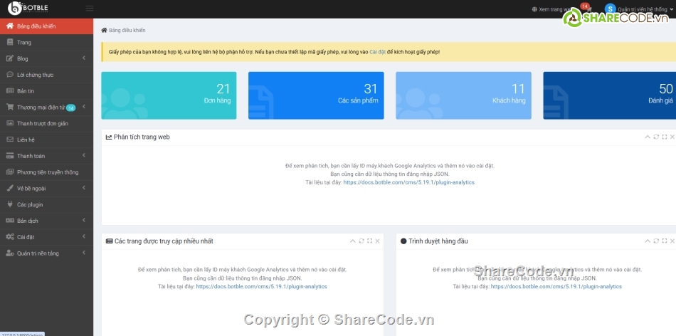 Laravel,thương mại,code thương mại  điện tử