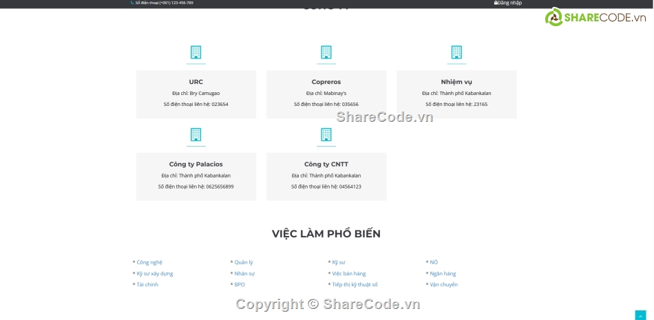 SQL,tìm việc,Ứng dụng tìm kiếm việc làm