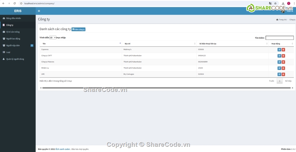 SQL,tìm việc,Ứng dụng tìm kiếm việc làm