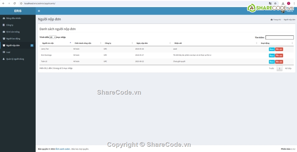 SQL,tìm việc,Ứng dụng tìm kiếm việc làm