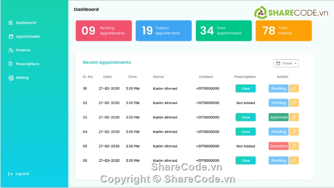 a b c,react,hẹn lịch bác sĩ
