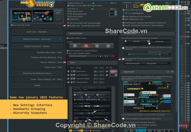 Hierarchy PRO,source code game,source unity game,source code unity