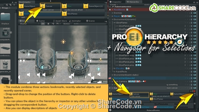 Hierarchy PRO,source code game,source unity game,source code unity