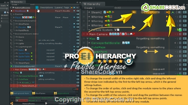 Hierarchy PRO,source code game,source unity game,source code unity