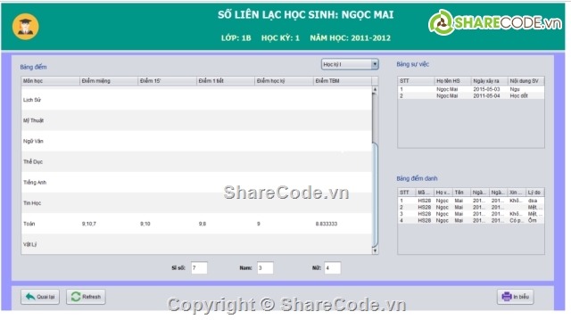 học bạ điện tử,quản lý học sinh,Học bạ điện tử,Ứng dụng học bạ