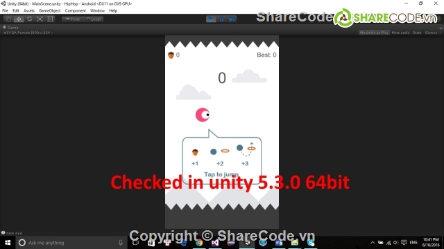 unity mobile game,source code unity,game unity,Hop In,2D Mobile Game