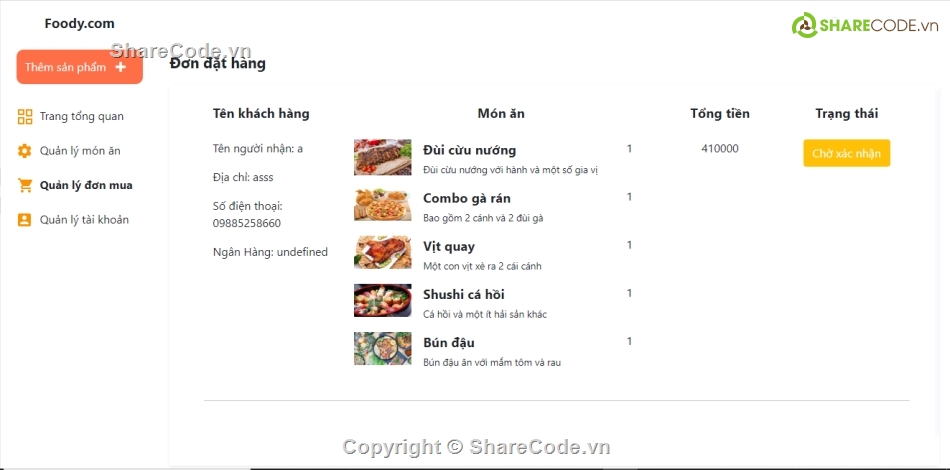 code javascript hay,javascript,website đồ ăn,HTML Web bán đồ ăn