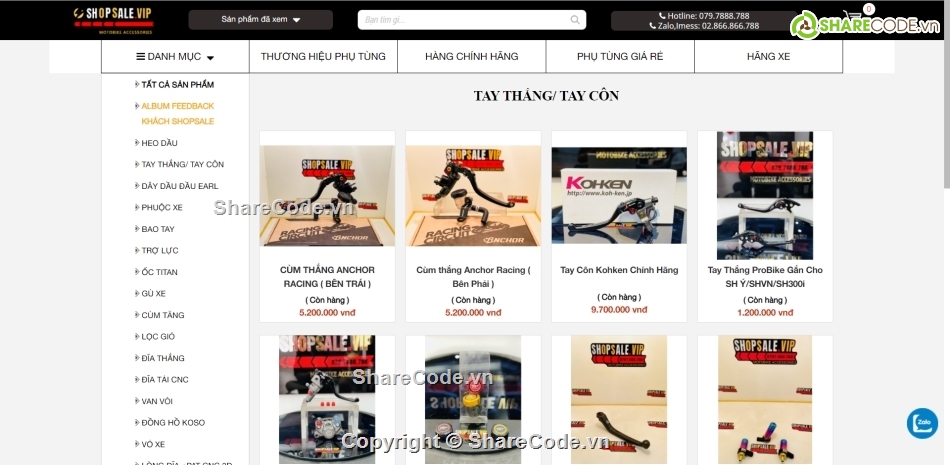 website,HTML website,bán phụ tùng xe máy,racingboy,đồ chơi xe máy,racing