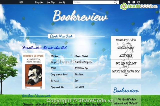 website review sách,website giới thiệu sách,website book review