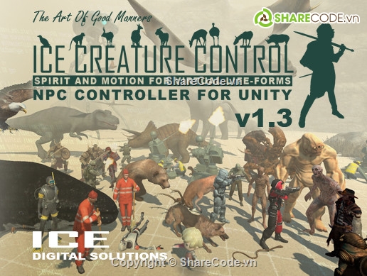 unity,ice,creature,control,ai