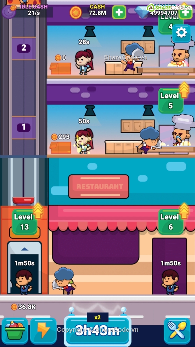 Idle Restaurant,Casual,Idle game