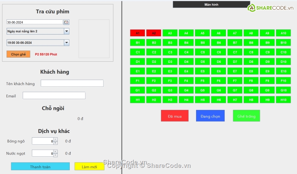 java phần mềm,phần mềm quản lý vé phim,phần mềm bán vé phim,bán vé full báo cáo,java full báo cáo,MVC